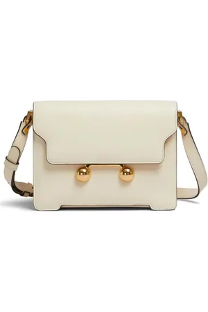 Marni Dames, Tassen, Wit, Maat: ONE Size Leer