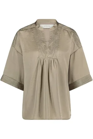 NUKUS Dames, Blouses & Shirts, , Maat: L Zijde