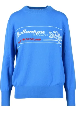 BALLANTYNE Dames, Truien, Blauw, Maat: L Kasjmier