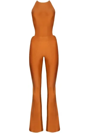 MVP Wardrobe Dames, Jumpsuits & Playsuits, Oranje, Maat: S Polyamide