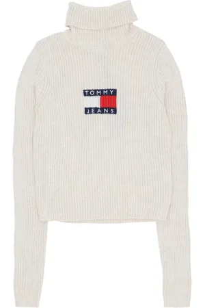 Tommy Hilfiger Dames, Truien, Wit, Maat: S Wol