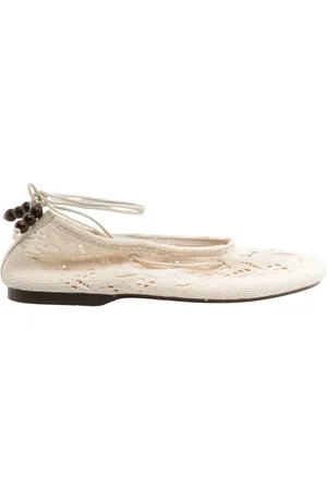 ALOHAS Dames, Schoenen, Wit, Maat: 37 EU Katoen