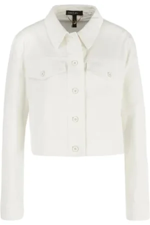Marc Cain Dames, Jassen, Wit, Maat: 2XL