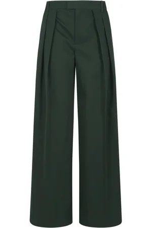 Burberry Dames, Broeken, Groen, Maat: 2XS Katoen