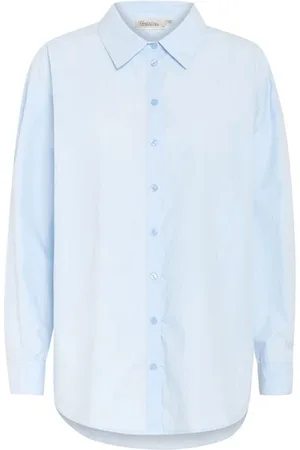 My Essential Wardrobe Dames, Blouses & Shirts, Blauw, Maat: S Kasjmier