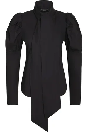 Bruuns Bazaar Dames, Blouses & Shirts, Zwart, Maat: L Katoen