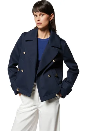 Silvian Heach Dames, Jassen, Blauw, Maat: XL Katoen