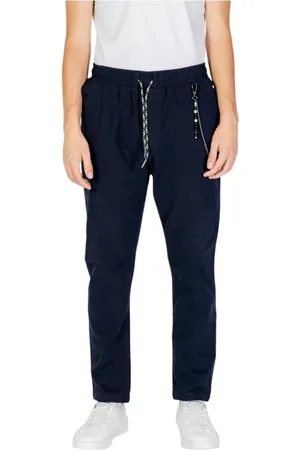 GIANNI LUPO Heren, Broeken, Blauw, Maat: XL Katoen