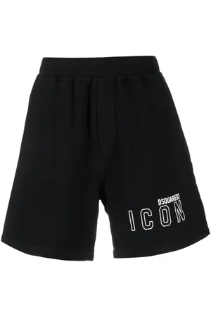 Dsquared2 Heren, Korte broeken, Zwart, Maat: M Katoen