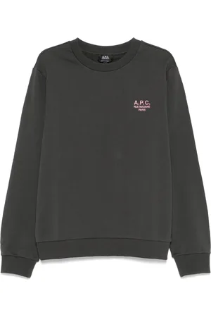 A.P.C. Heren, Sweatshirts & Hoodies, Grijs, Maat: XL Katoen