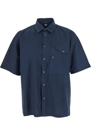 C.P. Company Heren, Overhemden, Blauw, Maat: M Katoen