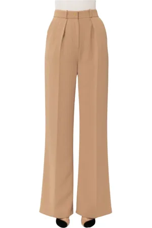Elisabetta Franchi Dames, Broeken, Bruin, Maat: M