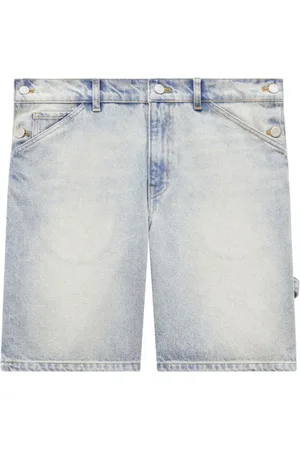 Courrèges Heren, Korte broeken, Blauw, Maat: L Denim