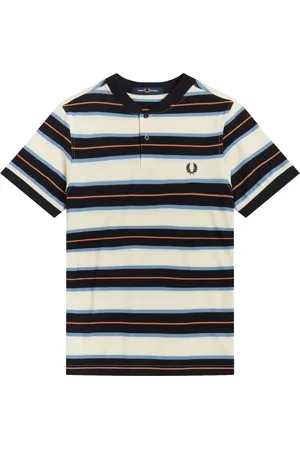 Fred Perry Heren, Tops, Wit, Maat: M Katoen