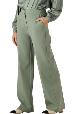 ANOTHER LABEL Dames, Broeken, Groen, Maat: M