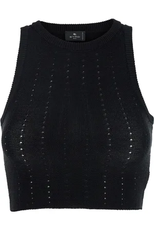 Etro Dames, Truien, Zwart, Maat: XS Katoen