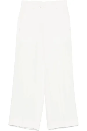 ANN DEMEULEMEESTER Dames, Broeken, Wit, Maat: 2XS