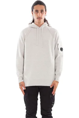 C.P. Company Heren, Sweatshirts & Hoodies, Grijs, Maat: L Wol