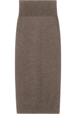 Max Mara Dames, Rokken, Bruin, Maat: S Wol