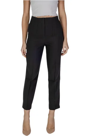 ONLY Dames, Broeken, Zwart, Maat: L L32 Viscose