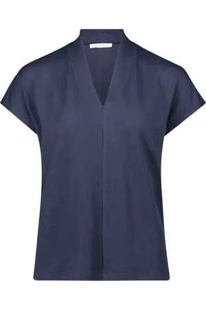 Betty & Co Dames, Blouses & Shirts, Blauw, Maat: XL