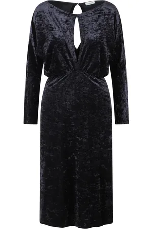 P.A.R.O.S.H. Dames, Jurken, Zwart, Maat: M Velours