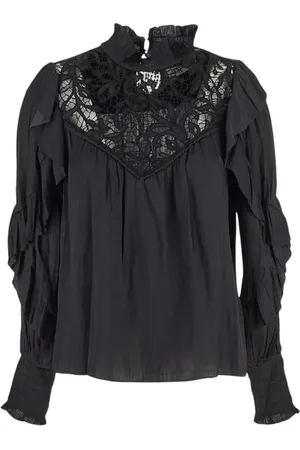 Isabel Marant Dames, Blouses & Shirts, Zwart, Maat: M