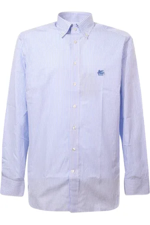Etro Heren, Overhemden, Blauw, Maat: 2XL Katoen