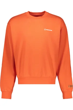 Heron Preston Heren, Sweatshirts & Hoodies, Oranje, Maat: XS Katoen