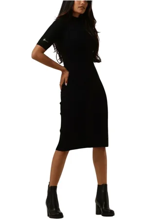 Guess Dames, Jurken, Zwart, Maat: XS