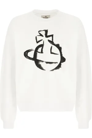 Vivienne Westwood Heren, Sweatshirts & Hoodies, Wit, Maat: L Katoen