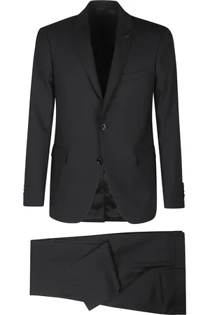 LARDINI Heren, Pakken, Zwart, Maat: XL