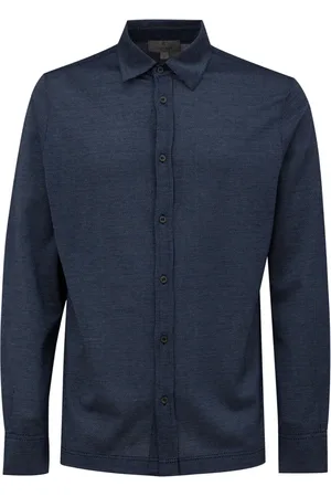 CANALI Heren, Overhemden, Blauw, Maat: L Katoen