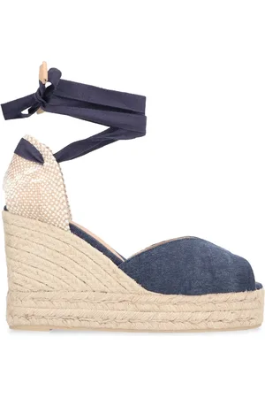 Castaner Dames, Schoenen, Blauw, Maat: 40 EU Jute