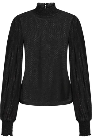 Bruuns Bazaar Dames, Blouses & Shirts, Zwart, Maat: S Zijde