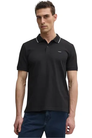 Calvin Klein Heren, Tops, Zwart, Maat: 2XL Katoen