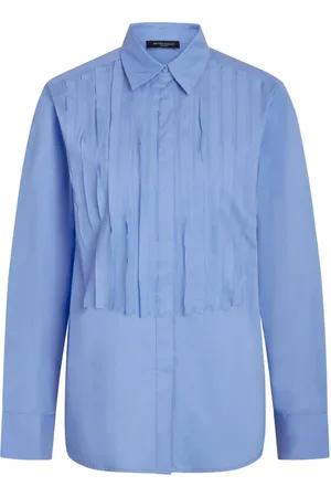 Bruuns Bazaar Dames, Blouses & Shirts, Blauw, Maat: 2XL