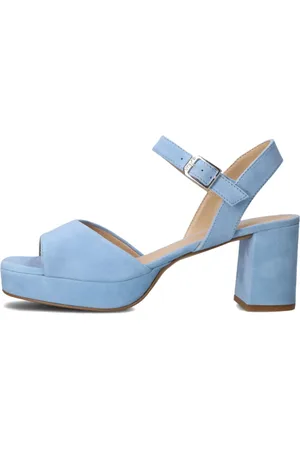 Unisa Dames, Schoenen, Blauw, Maat: 36 EU Leer