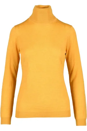 BALLANTYNE Dames, Truien, Geel, Maat: XS Wol
