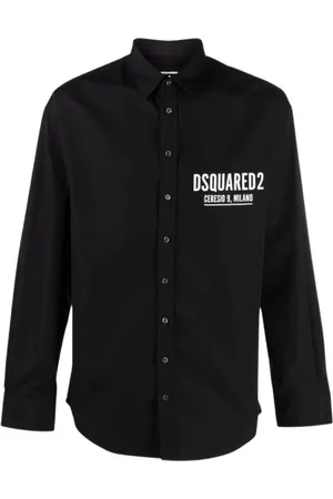 Dsquared2 Heren, Overhemden, Zwart, Maat: S