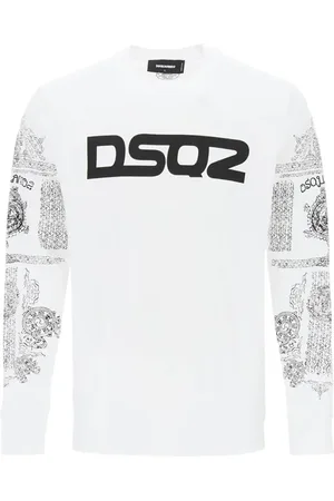 Dsquared2 Heren, Tops, Wit, Maat: M Katoen