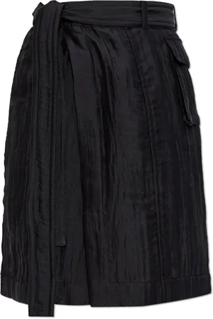 Salvatore Ferragamo Dames, Rokken, Zwart, Maat: XS Zijde