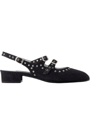 Carel Dames, Schoenen, Zwart, Maat: 38 EU Denim