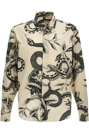 Roberto Cavalli Heren, Overhemden, , Maat: M Katoen