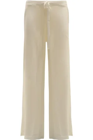 P.A.R.O.S.H. Dames, Broeken, Wit, Maat: XS Viscose