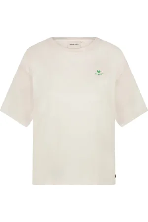 Fabienne Chapot Dames, Tops, Wit, Maat: XL Katoen