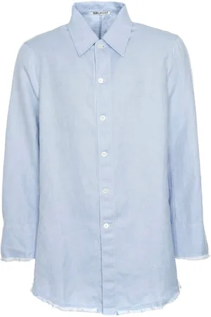 OUR LEGACY Heren, Blouses & Shirts, Blauw, Maat: XS Katoen