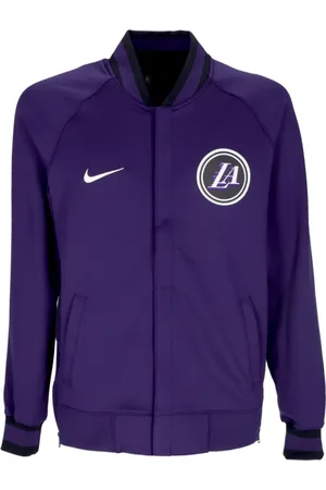 Nike Heren, Sweatshirts & Hoodies, Paars, Maat: L Poliester