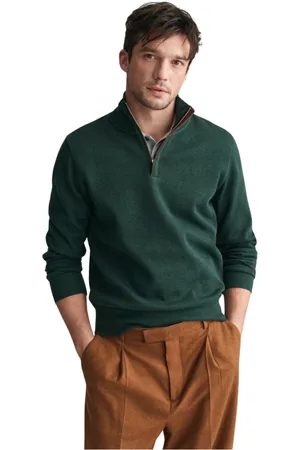 GANT Heren, Sweatshirts & Hoodies, Groen, Maat: 4XL Katoen