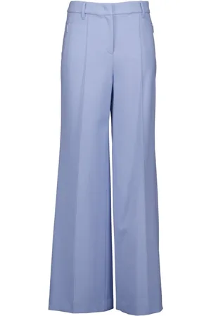 Marc Cain Dames, Broeken, Blauw, Maat: S